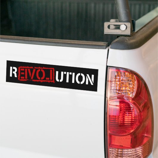 Revolutie Bumpersticker (Op Truck)