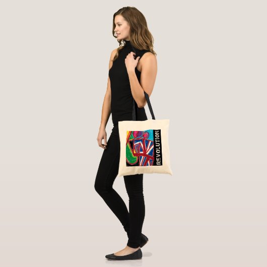 REVOLUTIE Canvas tas door Darin Jones (Voorkant (model))