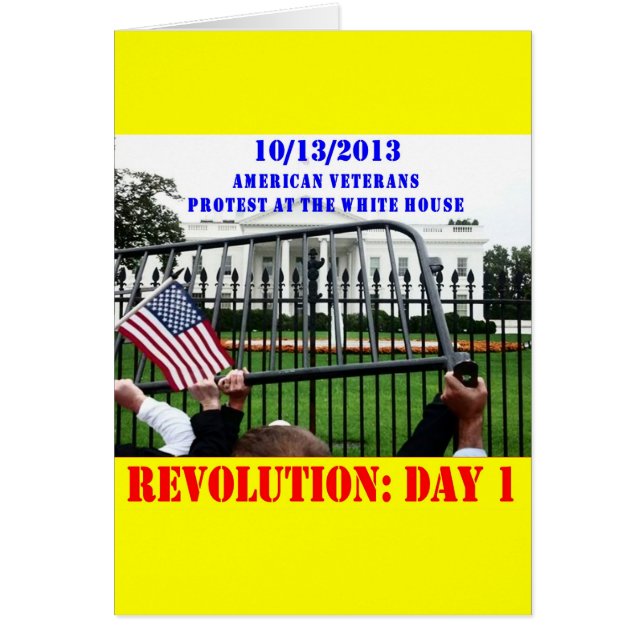 REVOLUTIE: DAG 1 (Voorkant)