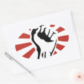 Revolutie eerst ovale sticker (Envelop)