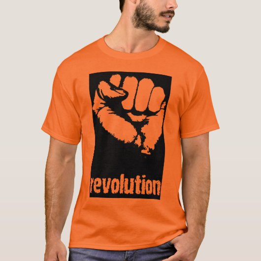 revolutie_fist t-shirt (Voorkant)