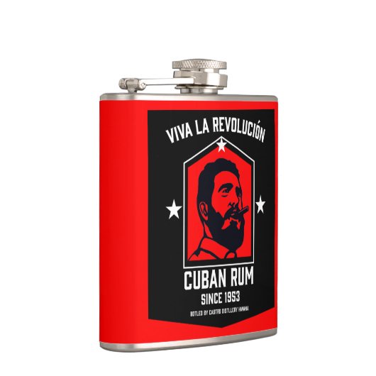 revolutie in drankverslaafden heupfles (Rechts)