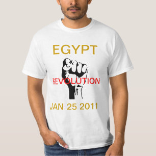Revolutie in Egypte 25 januari 2011 T-shirt