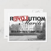 Revolutie maart briefkaart! briefkaart (Voorkant / Achterkant)