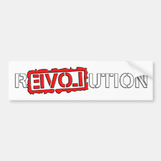 Revolutie met liefde! bumpersticker