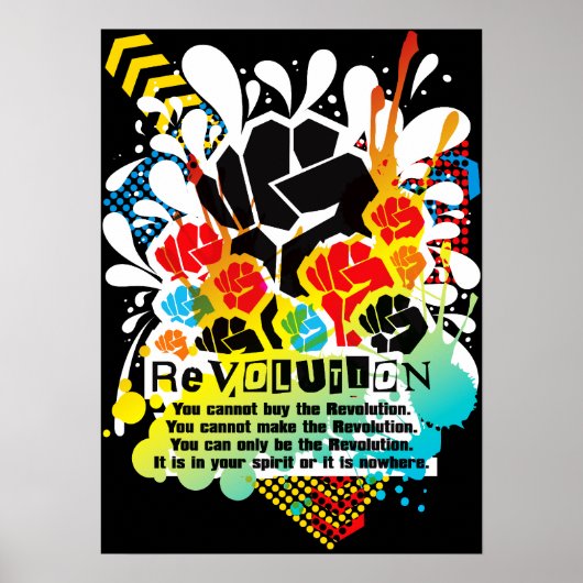 REVOLUTIE POSTER (Voorkant)