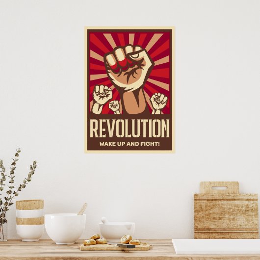 Revolutie Poster (Keuken)