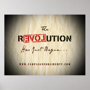 Revolutie-Poster Poster