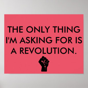 Revolutie-poster Poster