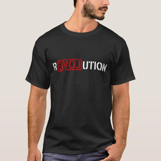 Revolutie (Ron Paul) T-shirt (Voorkant)