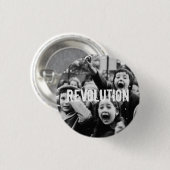 Revolutie! Ronde Button 3,2 Cm (Voorkant /achterkant)