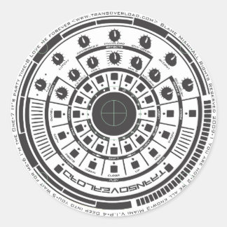 Revolutie Ronde Sticker