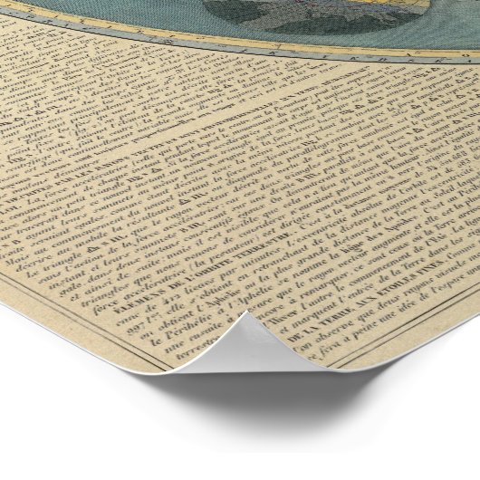 Revolutie van de aarde rond de zon poster (Hoek)