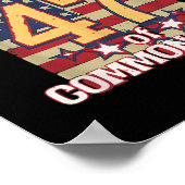 Revolutie van het gezond verstand Trump 47 Preside Poster (Hoek)