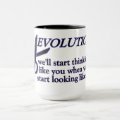 Revolutie versus evolutie mok (Midden)
