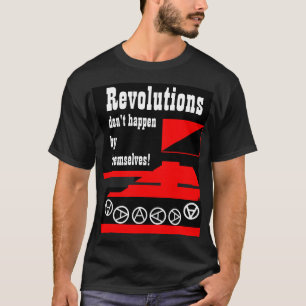 revoluties gebeuren niet alleen met T-shirt
