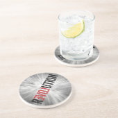 rEVOLution Achterbaan Zandsteen Onderzetter (Zijkant)