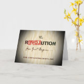 Revolution-Kaart Kaart (Gele Bloem)