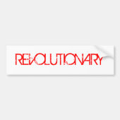 REVOLUTIONAAL BUMPERSTICKER (Voorkant)