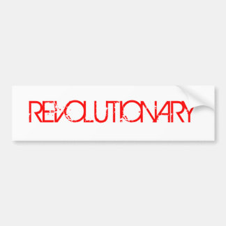 REVOLUTIONAAL BUMPERSTICKER