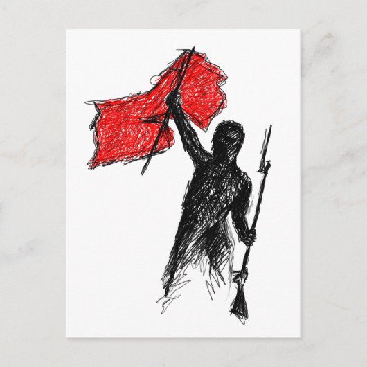 Revolutionair! Briefkaart (Voorkant)