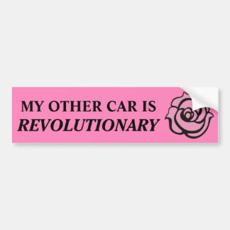 revolutionair bumpersticker