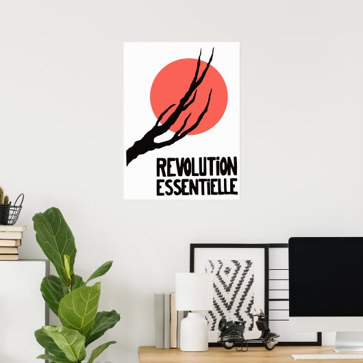 revolutionair essentieel poster (Thuiskantoor)