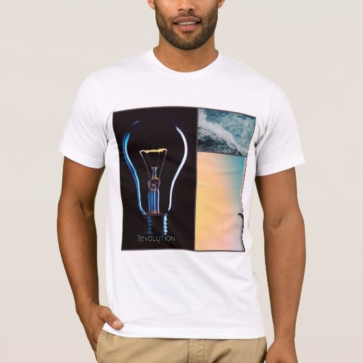 Revolutionair Licht van de wereld T-shirt (Voorkant)