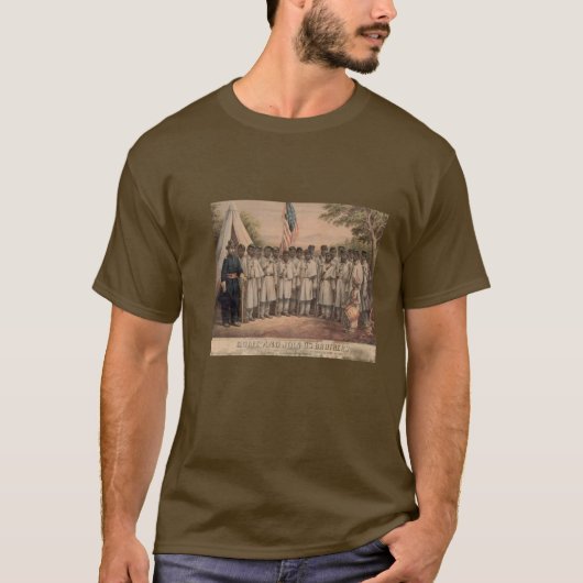 Revolutionair Oorlog Negroe propaganda-poster T-shirt (Voorkant)