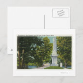 Revolutionair oorlogsgedenkteken, oude noordelijke briefkaart (Voorkant / Achterkant)