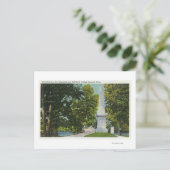 Revolutionair oorlogsgedenkteken, oude noordelijke briefkaart (Staand voorkant)