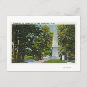 Revolutionair oorlogsgedenkteken, oude noordelijke briefkaart