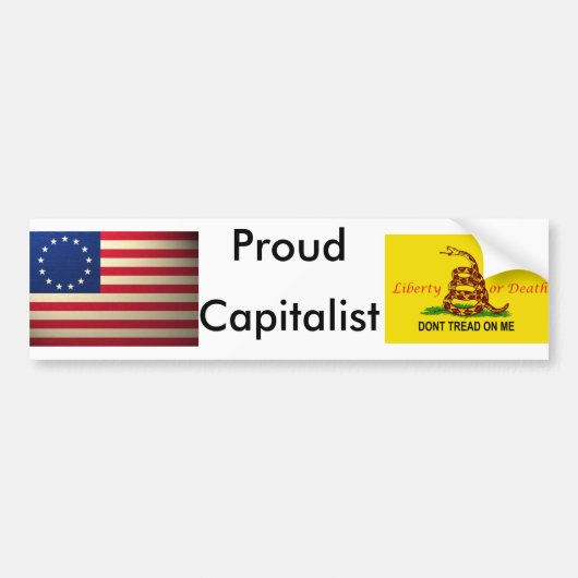 revolutionair-oorlogsvlag, treadonme kopie, Proud, Bumpersticker (Voorkant)
