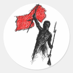 Revolutionair! Ronde Sticker
