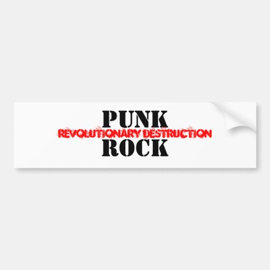 Revolutionair ticker bumpersticker (Voorkant)