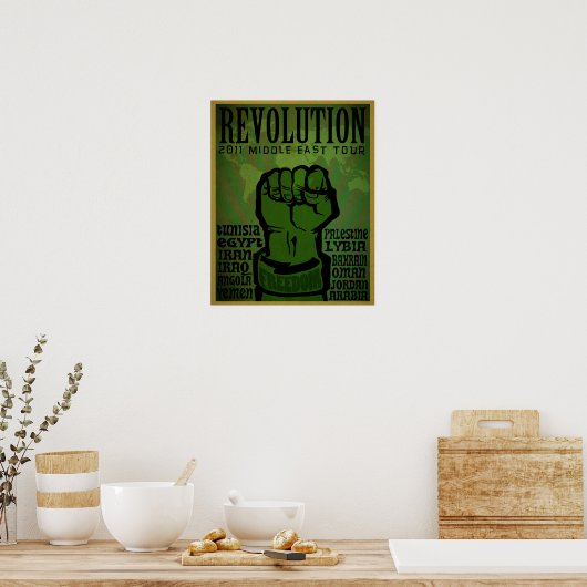Revolutionaire afdrukken van 2011 poster (Keuken)