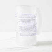 Revolutionaire Eerste Oorlog New Jersey Regiment G Matglas Bierpul (Voorkant rechts)