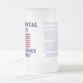 Revolutionaire Eerste Oorlog New Jersey Regiment G Matglas Bierpul (Center)