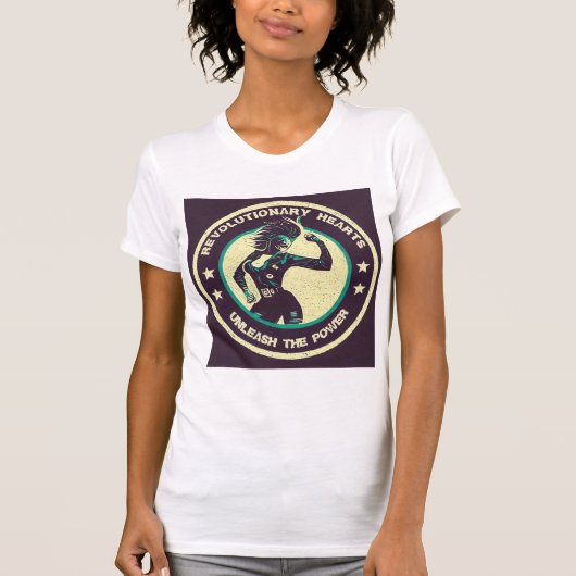 'REVOLUTIONAIRE HARTEN' T-SHIRT (Voorkant)
