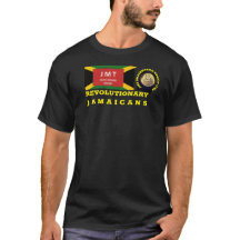 REVOLUTIONAIRE JAMAICANEN Basic T-shirt met donker