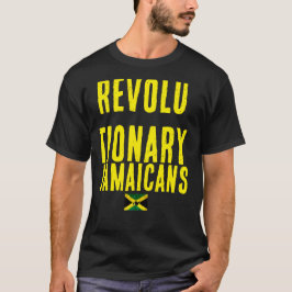 REVOLUTIONAIRE JAMAICANEN Basic T-shirt met donker