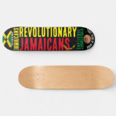 REVOLUTIONAIRE JAMAICANS 8 1/4 "Skateboard Deck Persoonlijk Skateboard (Horizontaal)