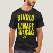 REVOLUTIONAIRE JAMAICANS Basic Donker T-shirt (Voorkant)