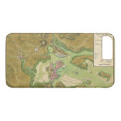 Revolutionaire Oorlog Kaart van Boston Harbor 1776 Case-Mate iPhone Case (Achterkant (Horizontaal))