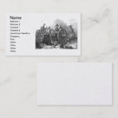 Revolutionaire Oorlog Molly Pitcher Cannon Busines Visitekaartje (Voorkant / Achterkant)