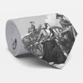 Revolutionaire Oorlog Molly Pitcher-kanon Stropdas (Opgerold)