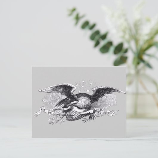 Revolutionaire Oorlogshagle Briefkaart (Staand voorkant)