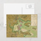 Revolutionaire Oorlogskaart van Boston Harbour 177 Briefkaart (Voorkant / Achterkant)