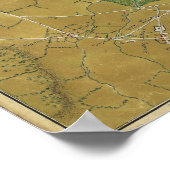 Revolutionaire Oorlogskaart van Boston Harbour 177 Poster (Hoek)