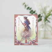 Revolutionaire Oorlogssoldaat Vuurwerkvuurkraker Briefkaart (Staand voorkant)